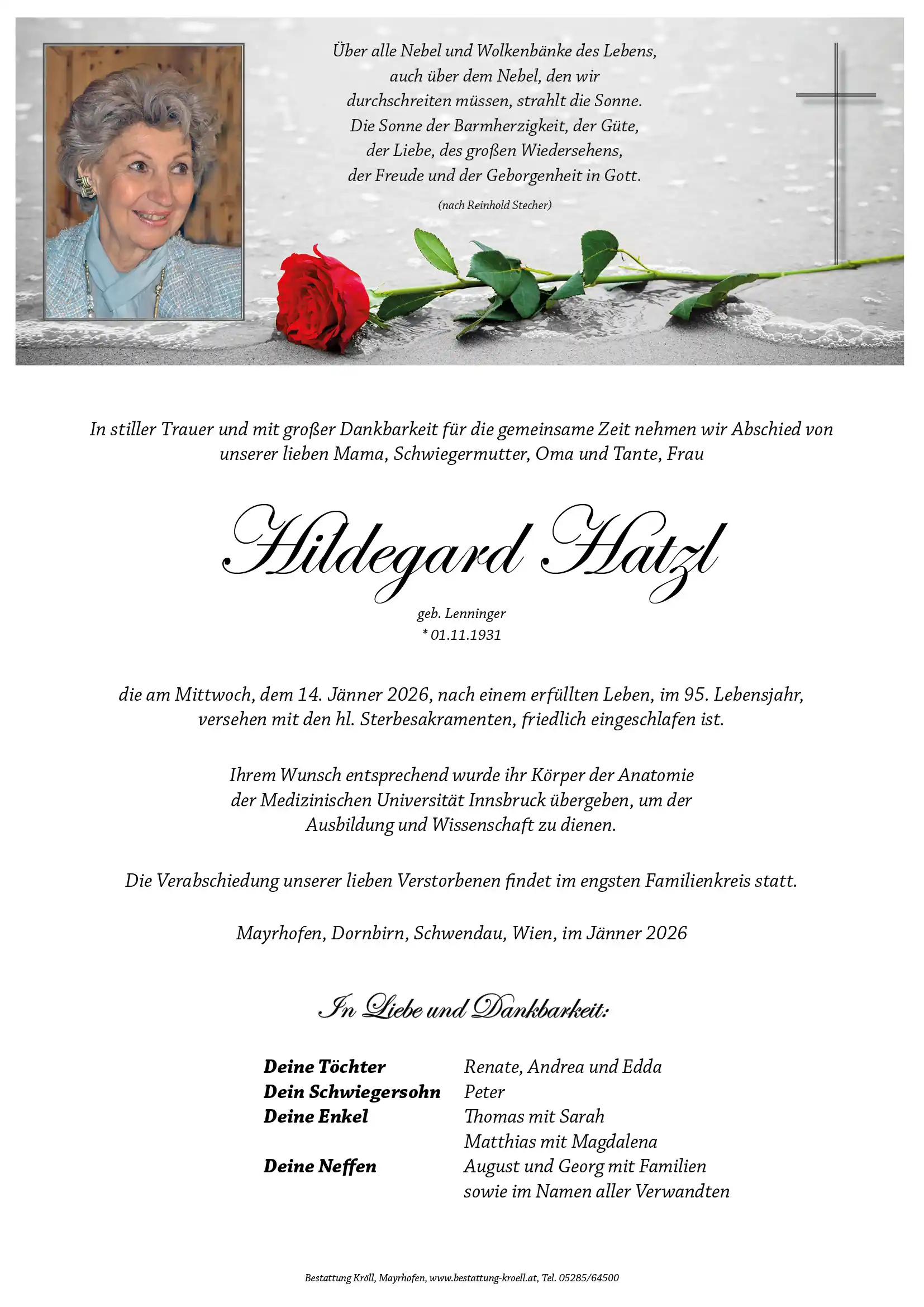 Parte von Hildegard Hatzl